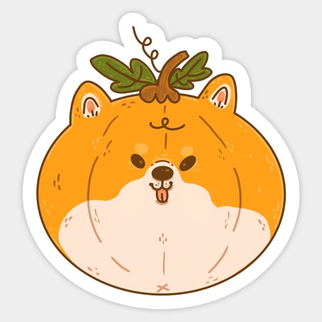 Shiba Pupkin Sticker by Fluffymafi